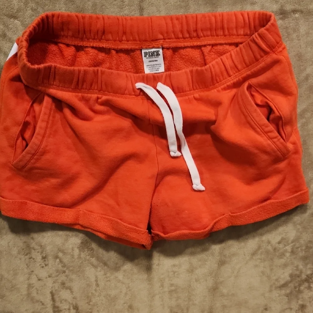 Victoria's Secret Vibrant Orange Lounge Shorts - Picture 3 of 9